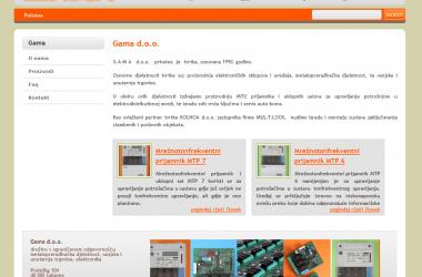 Internet stranice Gama.hr