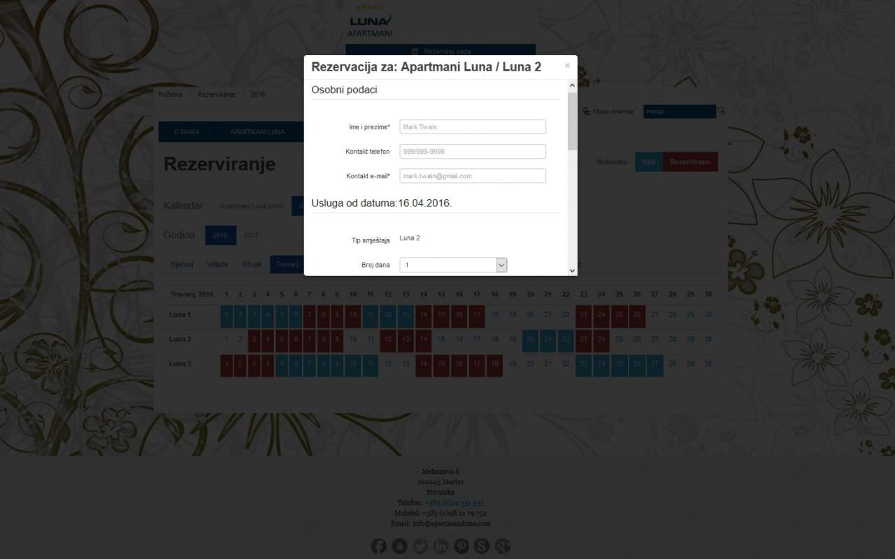BOOKING