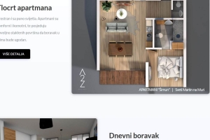 izrada internet stranice apartmani toplice sveti martin