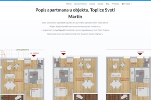 izrada web stranice apartmani toplice sveti martin