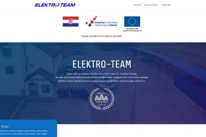 Web stranica Elektro Team